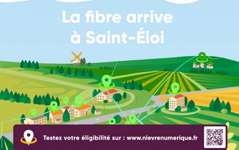 LA FIBRE ARRIVE SUR SAINT-ELOI / NFOS DANS ACTUALITES